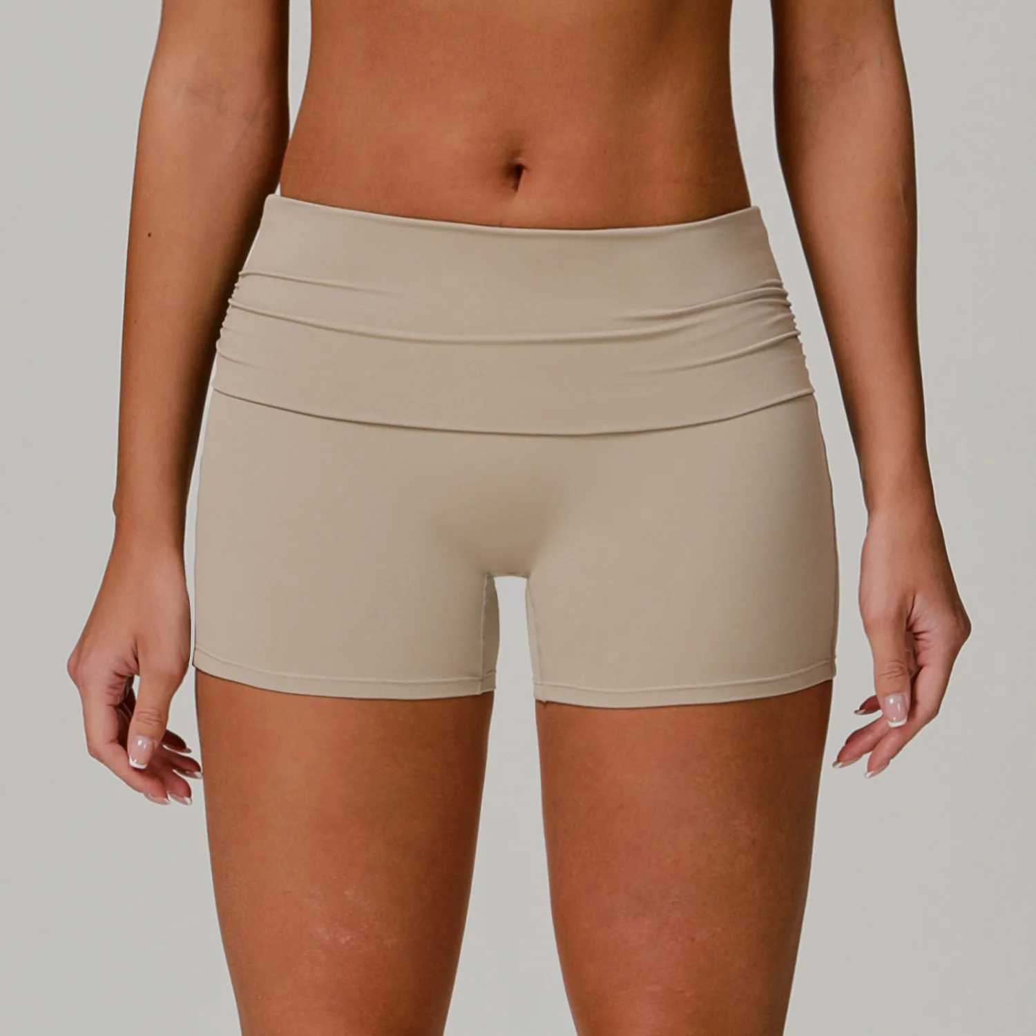 Yoga shorts for womens fitness high waist exercise cycling shorts yoga for hip enhancement yoga for running shorts for push ups sportswear Y250412