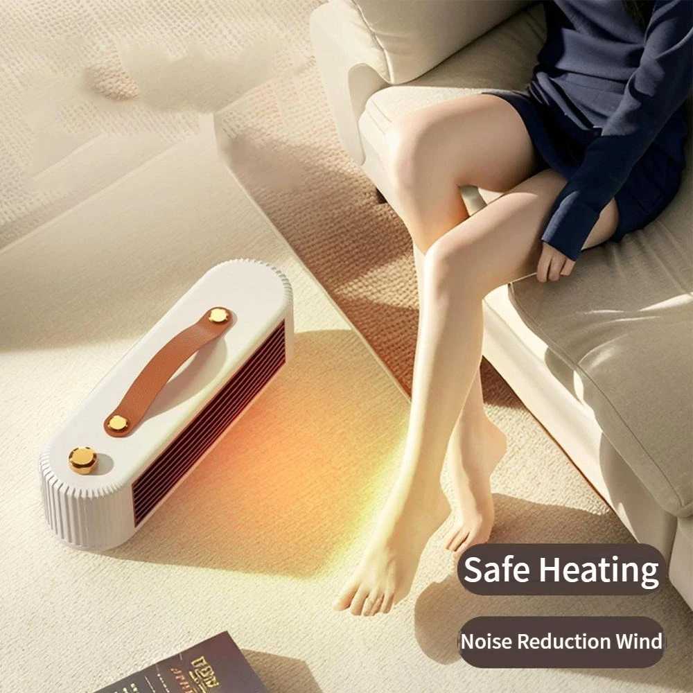 Compact Space Heater Energy-Efficient Indoor Electric Heater with Fast Heating Ideal for Tabletop Fireplace Use Y251113