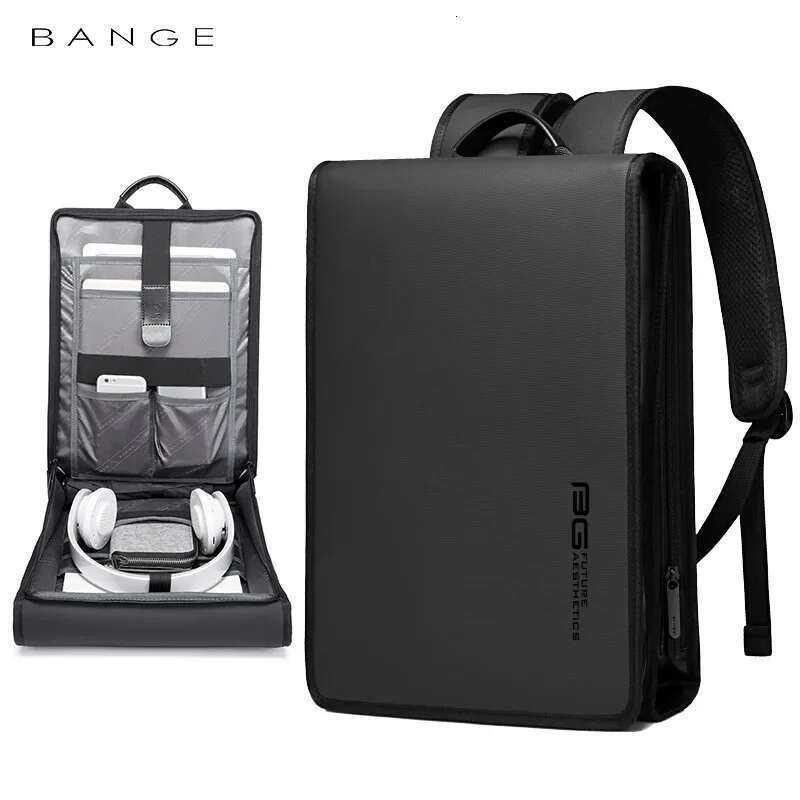 BANGE New Design Men Backpack Waterproof fit for 15.6 inch Laptop Man Travel Bag School bag city business backpack