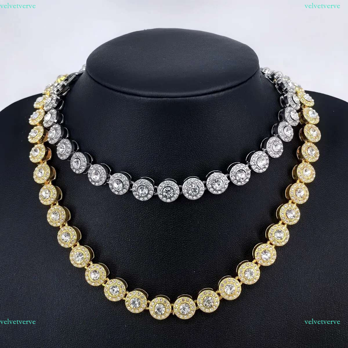 moissanite tennis bracelet designer jewelry necklace cuban k Alloy Pendants Moments for Fit Charms Beads Bracelets rose gold chain