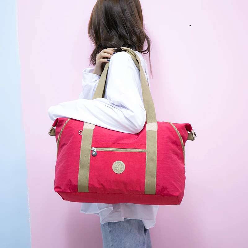 ACEPERCH Casual Female Bags Handbags Women Famous Brand Bolsa Feminia Nylon Shoulder Beach Bag Top-Handle Tote Sac Femme