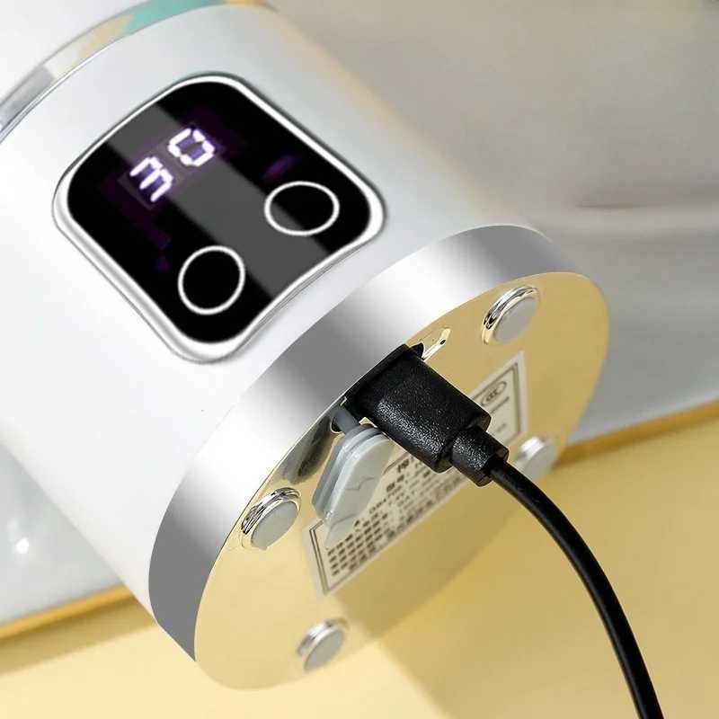 2025 New Household Charging MINI Crushed Ice Electric Juicer Powerful Motor 450ML Large Capacity Digital Display Juice Cup C251113