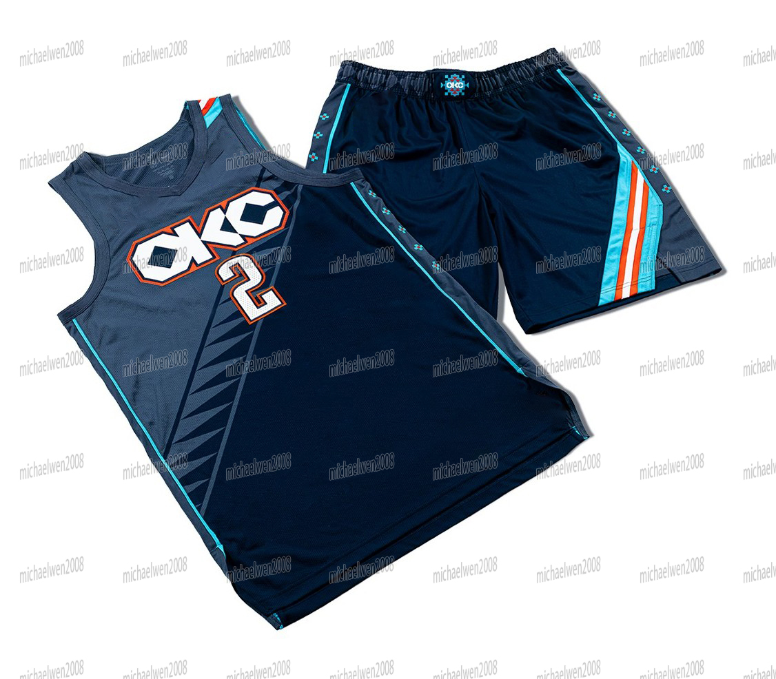 OKC Oklahomas City Thunders 2025-26 City Basketball Jersey Shai Gilgeous-Alexander Chet Holmgren Caruso Luguentz Dort Jalen Williams Flagler CUSTOM YO
