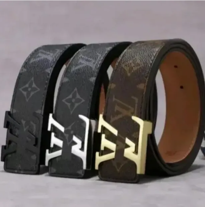 TOP Designer belt men belts for women mens belt luxury belt length 100-125CM woman belt fashion luxury casual letter smooth buckle designer belt with box