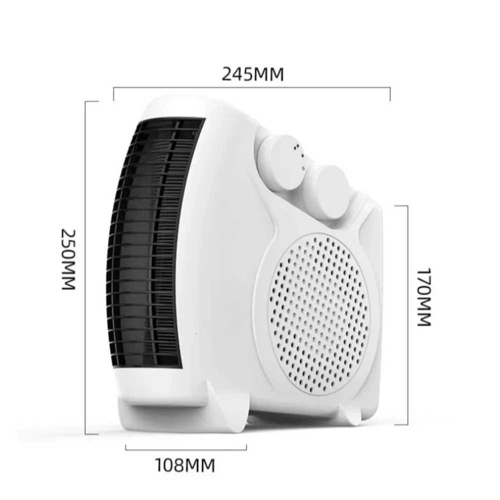 Portable Heater Winter 600W High-power Fast Electric Heating Heater Home Two-stage Adjustable Silent Small Sun Electric Heater Y251113
