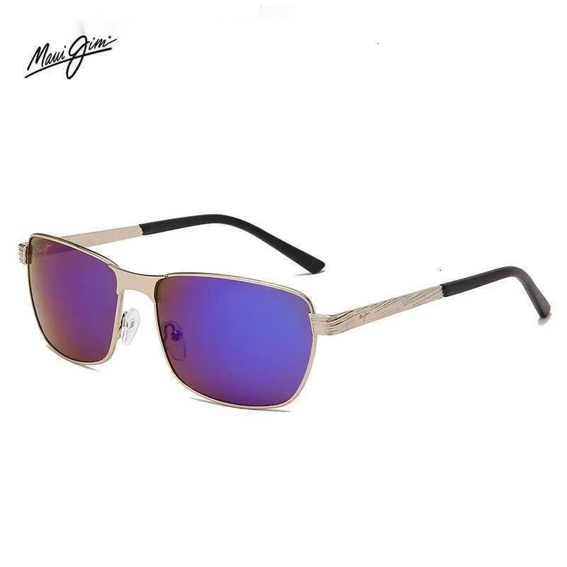 Sunglasses Maui Island Fashion Mens Large Frame Leading Design Reflective Lunette De Soleil Homme 2with box