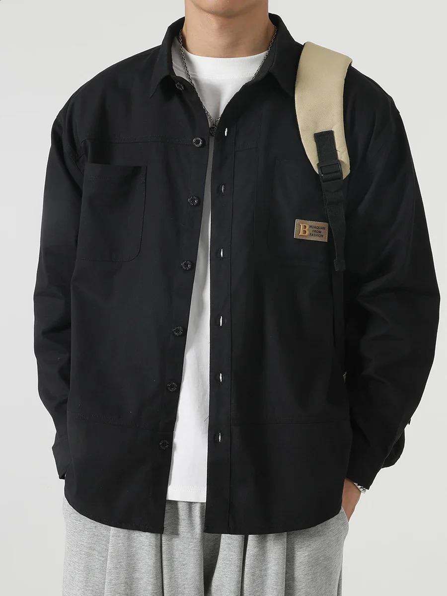 100 cotton mens long sleeved mens oversized casual oversized 5XL 6XL 7XL 8XL 9XL 10XL Plus loose spring jacket 250411