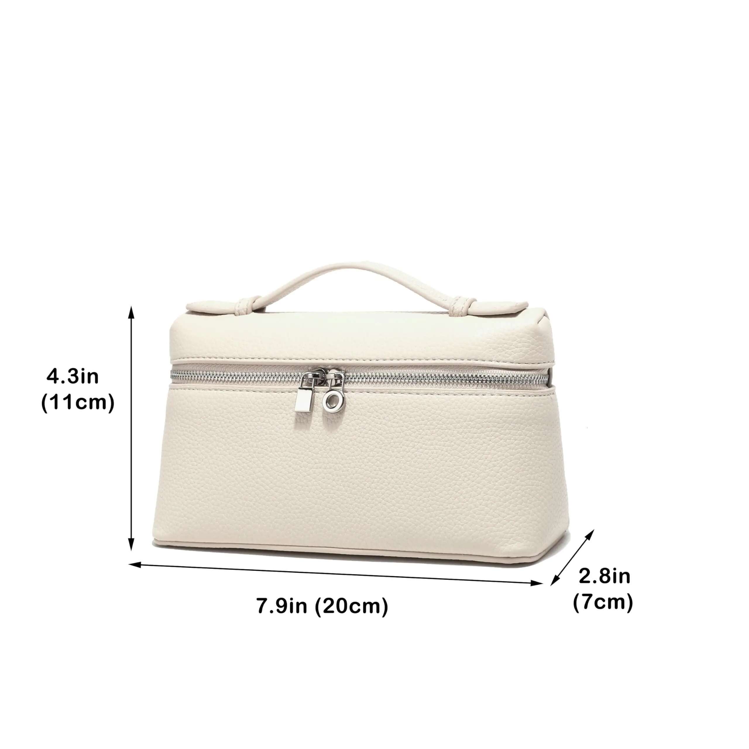 Cowhide Crossbody For Women High Quality Small Top-Handle Pouch Designer Fashion Bag Detachable Shoulder Strap