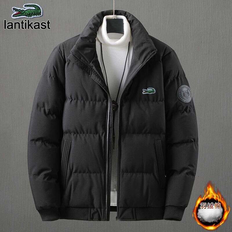 Noble Crocodile designer handbag for Men Casual Thickened Warm White Duck Down Winter Coat Slim Fit Sports Cotton Jacket Trendy