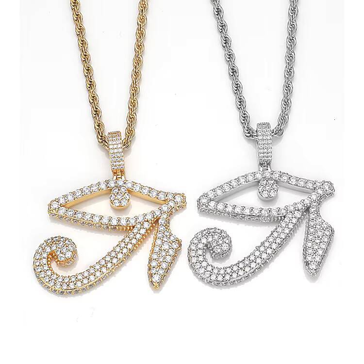 JWY Iced Out Hip Hop Pendant Necklace New Fashion Style with Gold and Silver Plating Fashion Pendants Charms