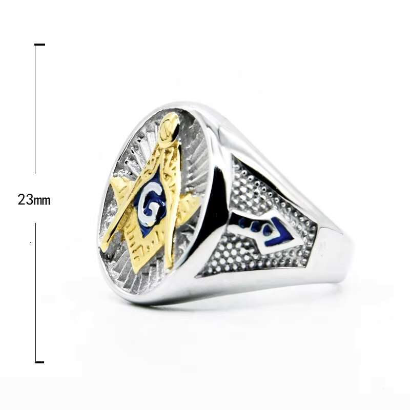 Latest High Quality Silver Plated Hip Hop 316 Stainless Steel Men Rings Jewelry