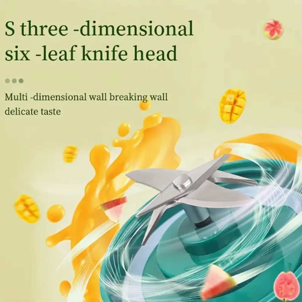 Wireless portable juicer-multifunctional kitchen and home juicer USB charging suitable for home use C251113