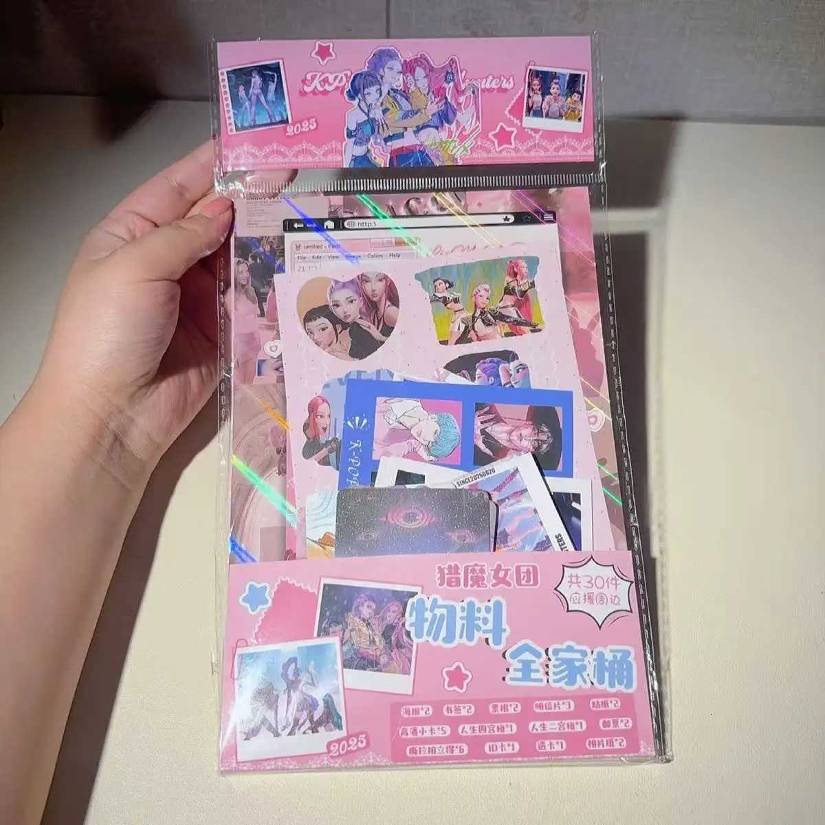 30pcs K-POP Demon Hunters 155x27cm Anime Gift Rumi Mila Zoe peripheral greeting cards bookmark Pack Creative Lucky Bag Z251111