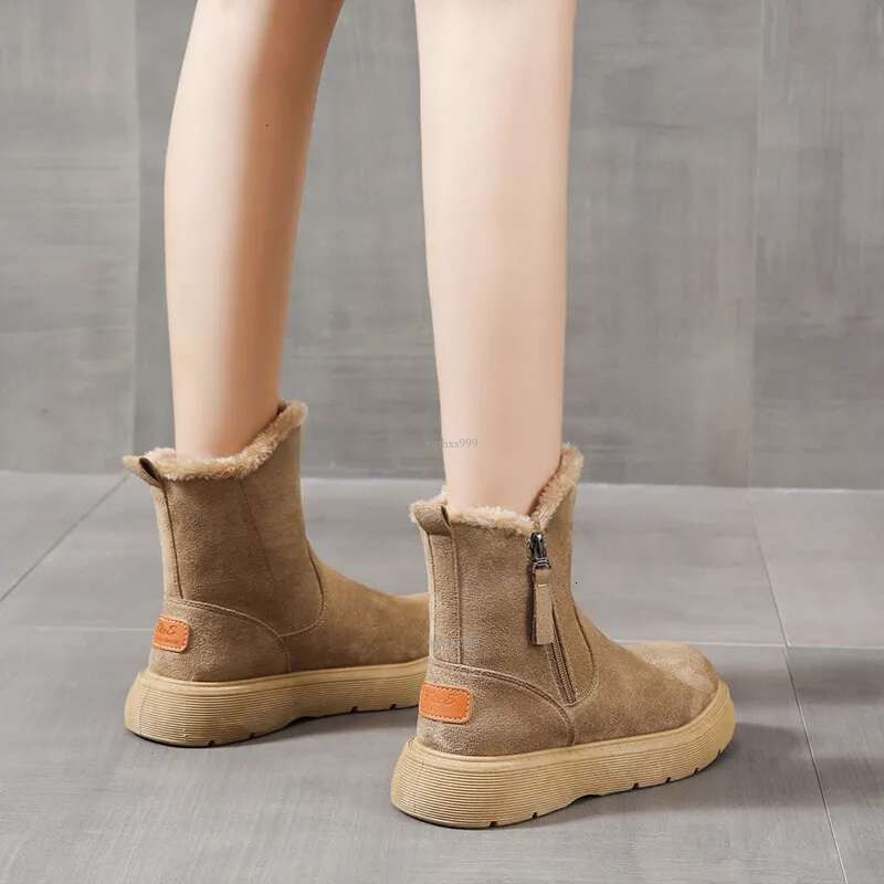 New Free Shipping Designer Shoes Snow Boots For Women 2025 Winter Fur Integrated Warm And Plush Thick Boots Anti Slip Cotton Shoes