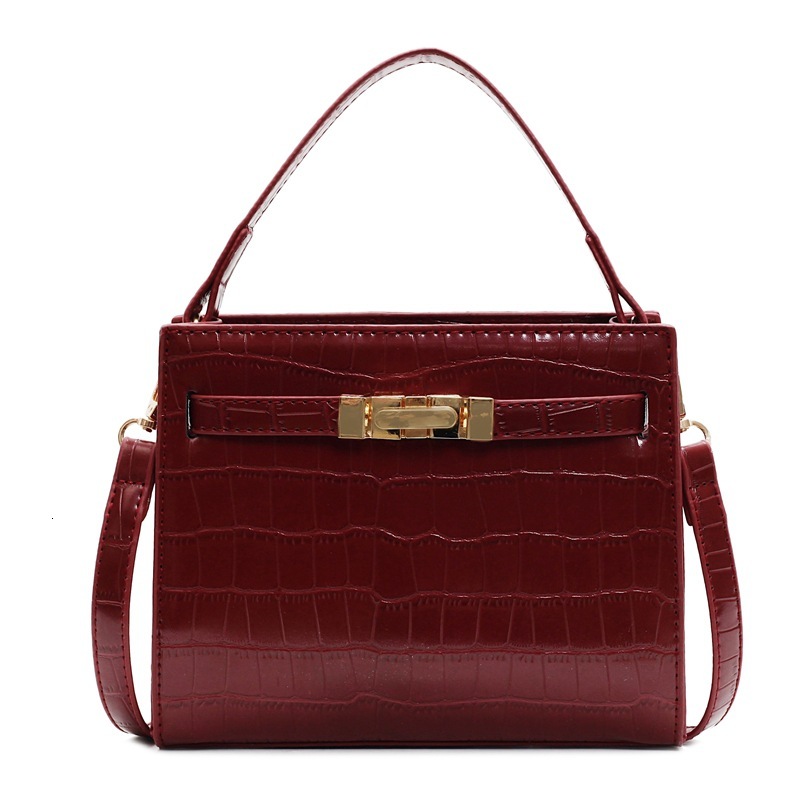 2025S Designer Women S Bag New Crossbody With High End Feel Crocodile Leather Women S Bag Trend Versatile Commuting Single Shoulder Handbag