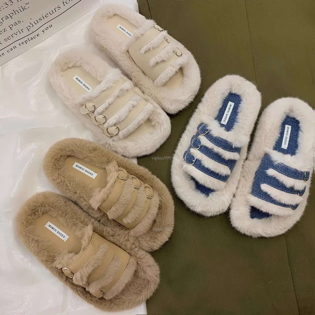 New Free Shipping Designer Shoes Fan Gui Niche Design Sense Thick Sole Height Increasing Fairy Slippers For Outdoor Wear Internet Autumn And Winter La