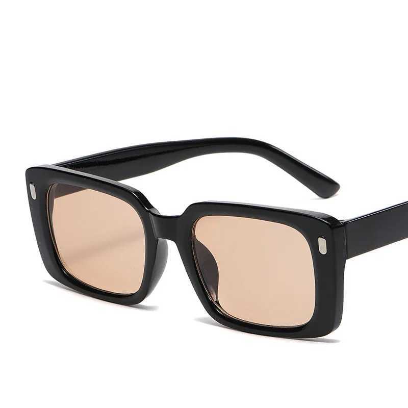 Square Sunglasses Women 2022 Luxury Brand Shades for Women Vintage Orange Punk Gafas De Sol Hombre Lentes De Sol MujerC250412