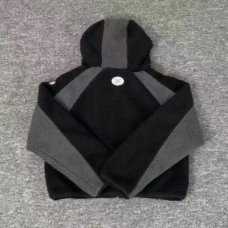 Men's Wool Winter Keep Warm Men Granular Fleece Coat Original Tag High Quality Real Po Zipper Cardigan