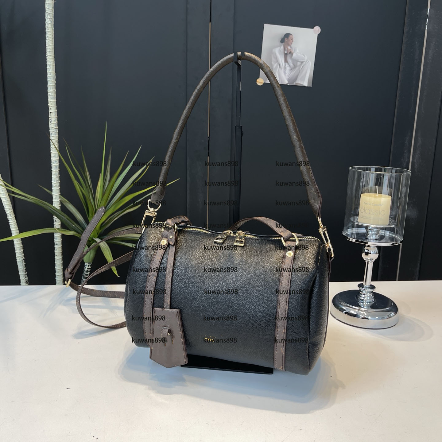 designer bag Mini bag Shoulder Bag Women Leather Denim Crossbody Luxury Brand bag Brown Flower fashionable Handbag Adjustable Strap