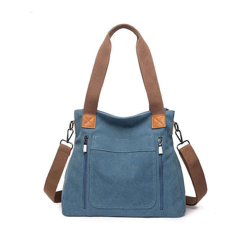 Large Capacity Canvas Casual Korean Fashion Tote Minimalist File New Women's Bag