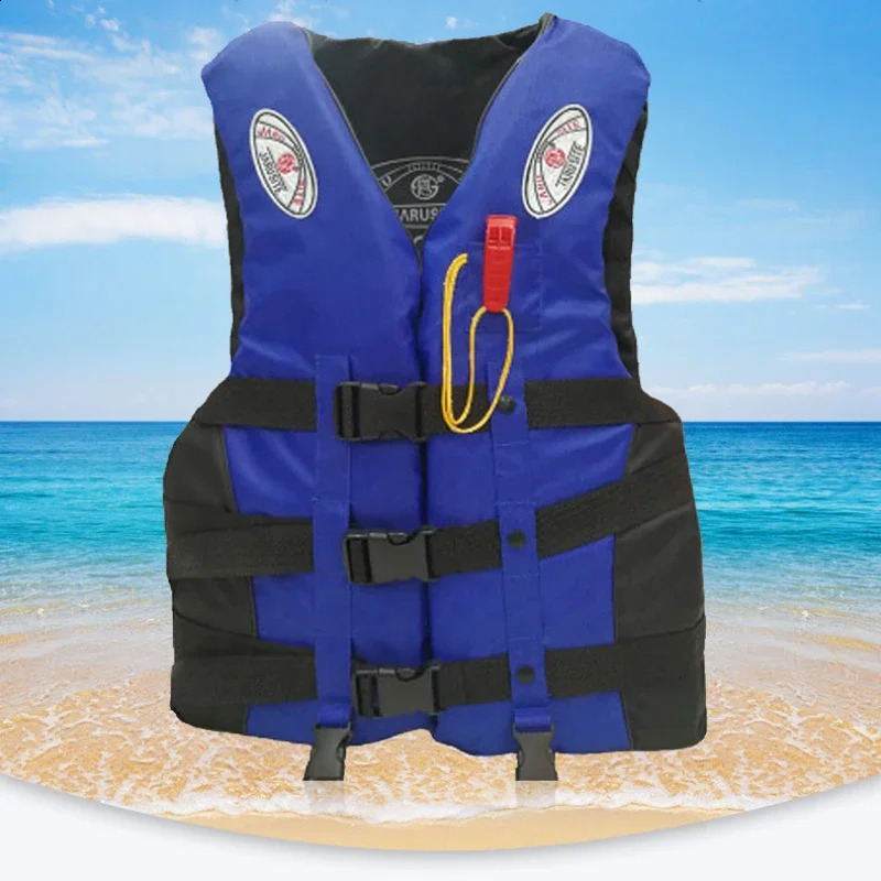 Swimming Boating Skiing Driving Vest Water Safety Survival Suit Universal Life Vest Jacket for Adult Children S -XXXL 250411