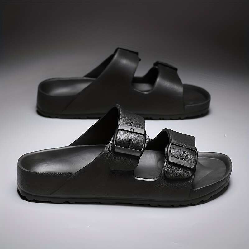 Men's slippers sandals designer djustable Buckle Trendy Lace Free Slide Sandals, Casual Walking Shoes With Straps high quality