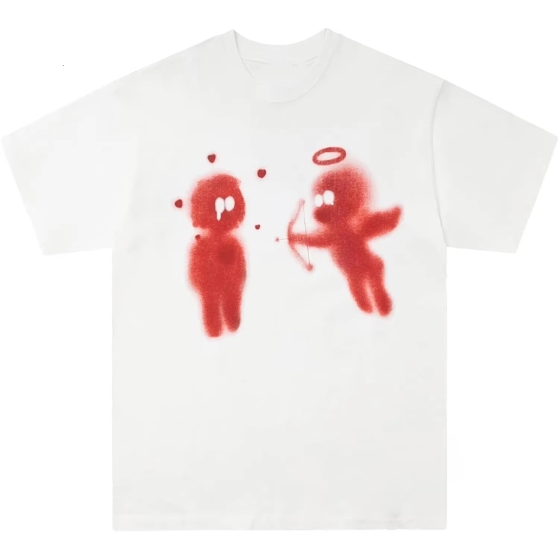 Vamtac Vintage Graphic Shirts Mens Oversized Tees Love Grunge Half Sleeve Y2K Boxy Baggy T Shirts Men 251105CJ