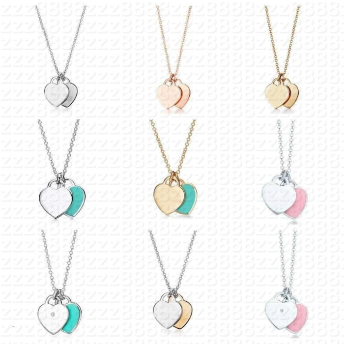 Pendant Necklaces New Designer Love Heart-Shaped For Gold Sier S Earringswedding Engagement Gifts Series Jewelry With Box 806 326 25ss