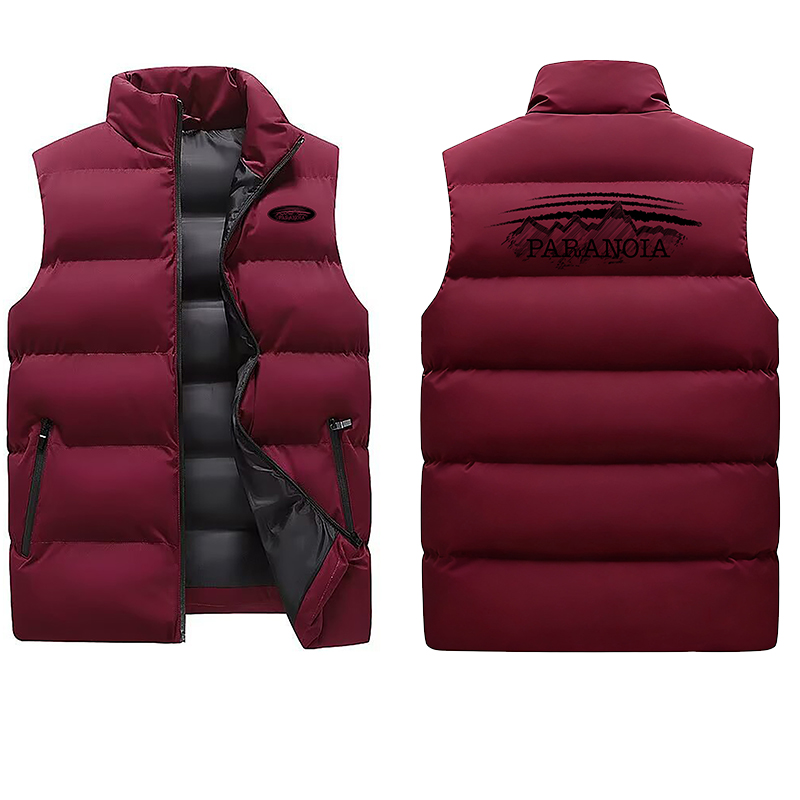 Designer Men's Vests Warm Sleeveless Jackets Men's Jacket Winter Waterproof Zipper Coat Autumn Stand-up Collar Casual Waistcoat Brand Clothi