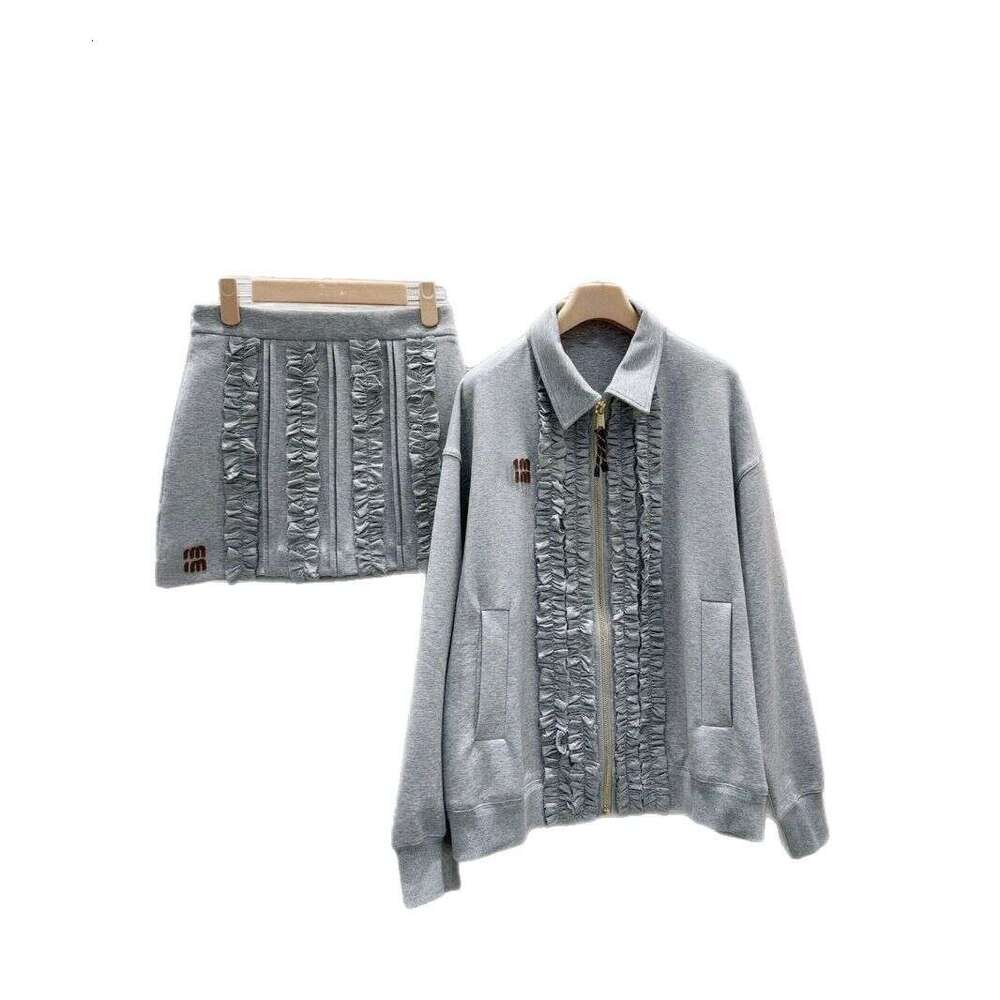 Designer clothing South Oil M Home Women's Clothing 25 Spring New Product: Collar Zipper Space Cotton Jacket, Casual Embroidery Letter Lace Half 