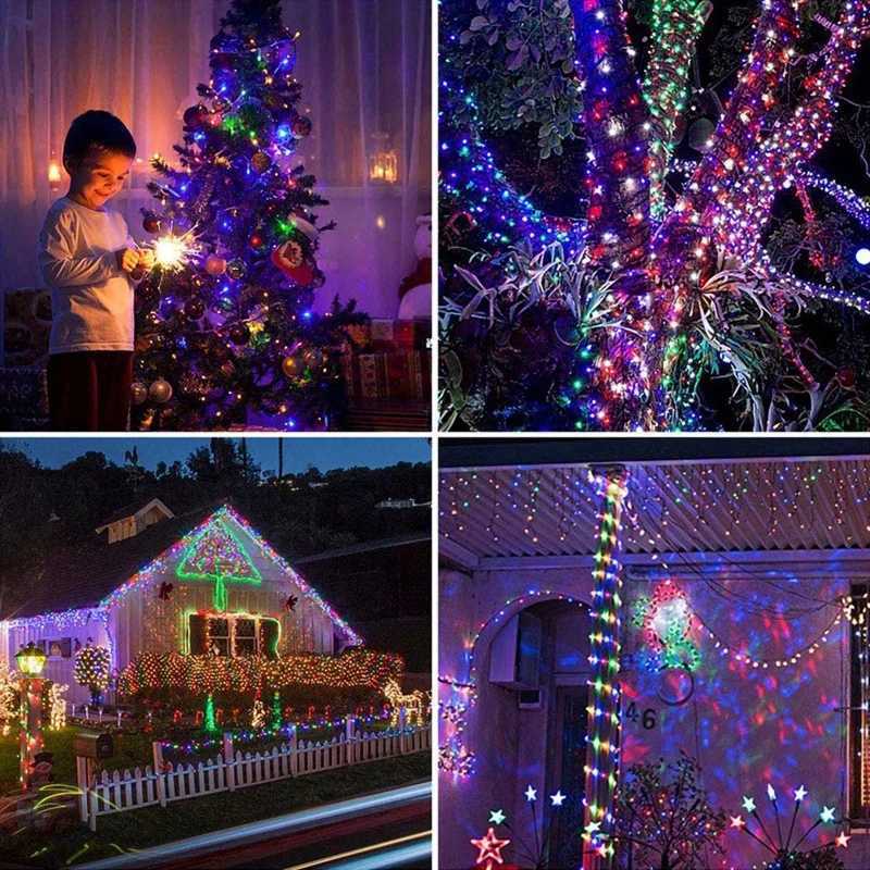 2-30M RGBIC String Lights Smart APP Control DIY Custom WS2812B Waterproof Festoon for Christmas Tree Room Curtain Decor Garland W251112
