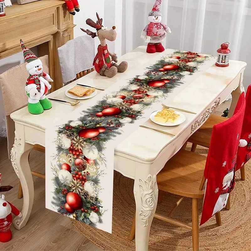 Christmas Christmas Table Decoration Table Flag Christmas Decoration Home Table Decoration Christmas Party Decoration Y251113