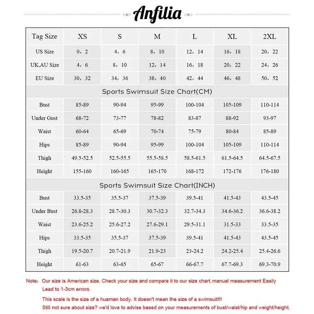 Anfilia One Piece Women Sports Swimwear Backless Triangle Conservative Print Swimsuit Patchwork Beach Wear Bathing SuitW251113