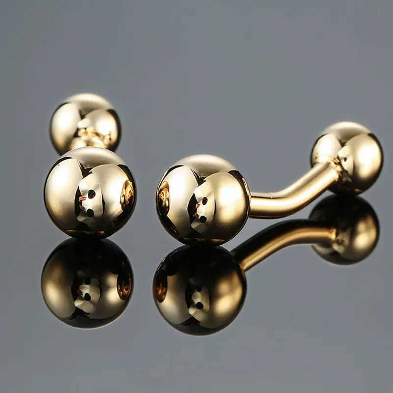 High quality brass laser metal twisted cufflinks fashionable mens French shirt cufflinks wholesale/retailT250412