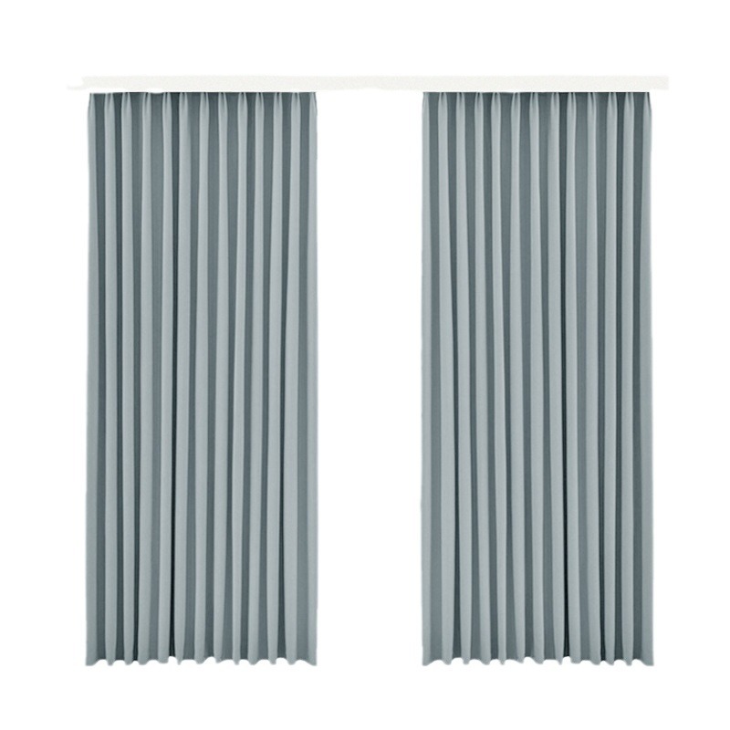 T0404 original cheese cashmere chenille jacquard curtain fabric light luxury modern villa living room bedroom blackout curtain finished product