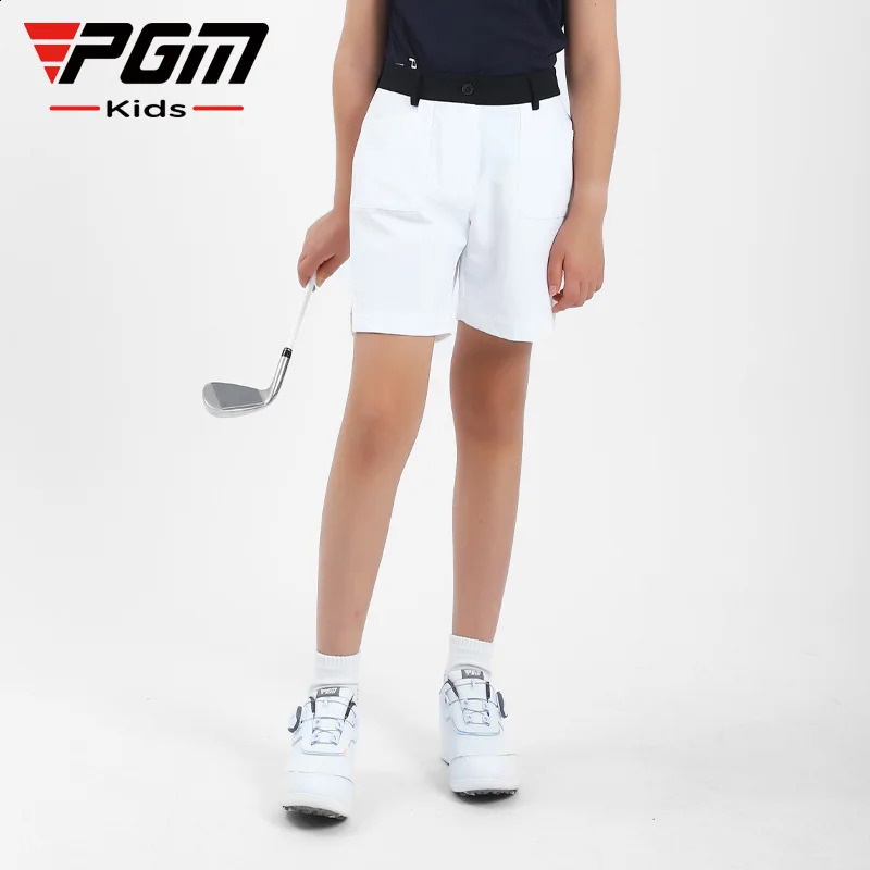 PGM Girls Golf Shorts Youth Summer Sports Pants Golf Wear for Kids KUZ156 250411