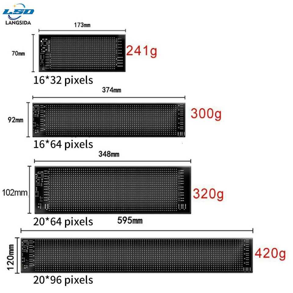 LED Flexible Screen Soft Screen Car Rear Window RGB Full-Color Devils Eye USB Car-Mounted DIY High-Definition Waterproof W251112