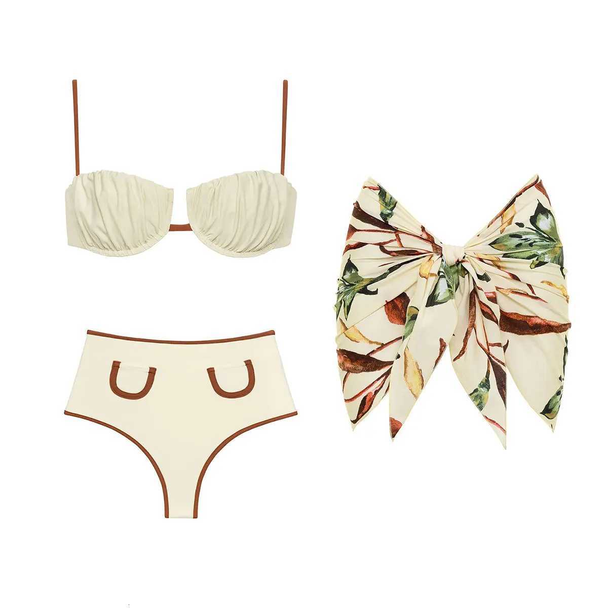 Push Up One Piece Swimsuit With Cover Up Sexy Swimwear Women 2025 Patchwork Swim Suits Female Bikinis Sliming Bodysuit BeachwearW251113