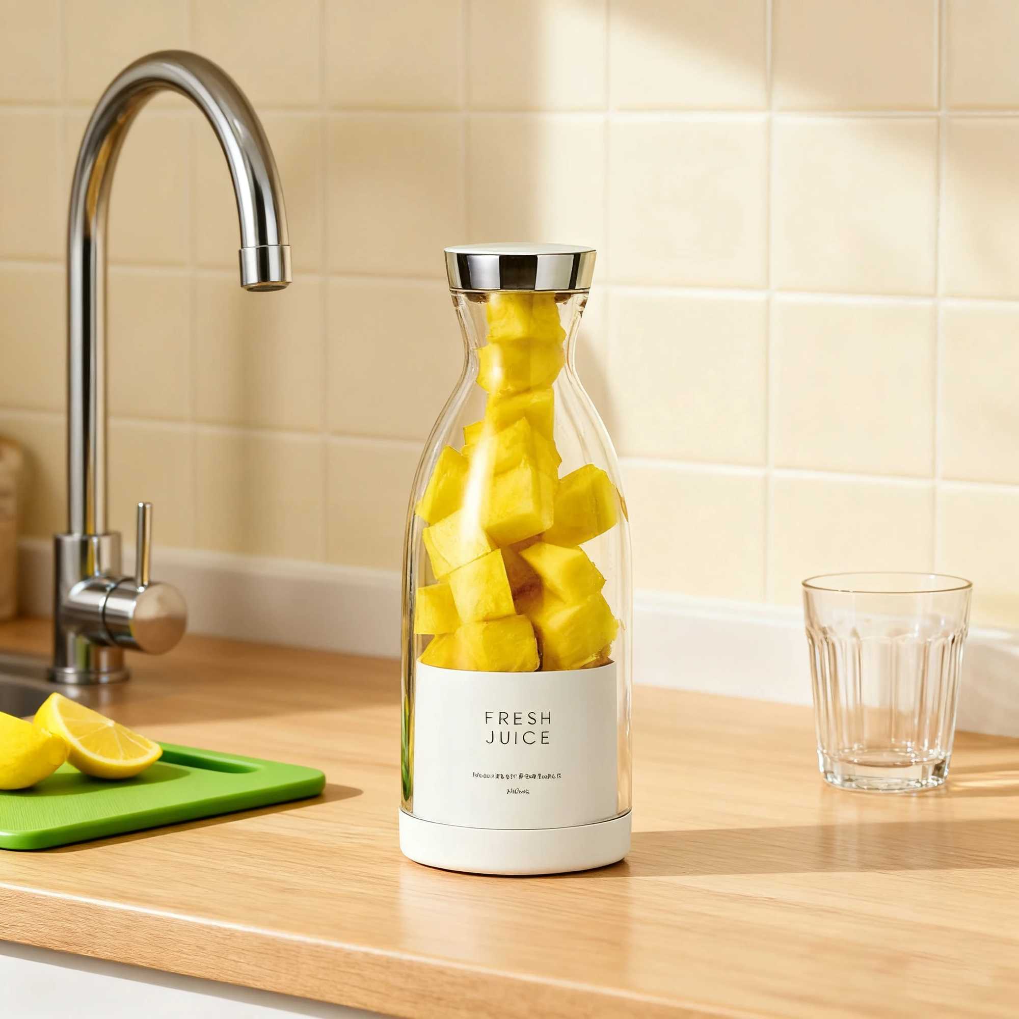 Magnetic charging multifunctional juicer Wireless portable ultra-flexible small juicer cup C251113