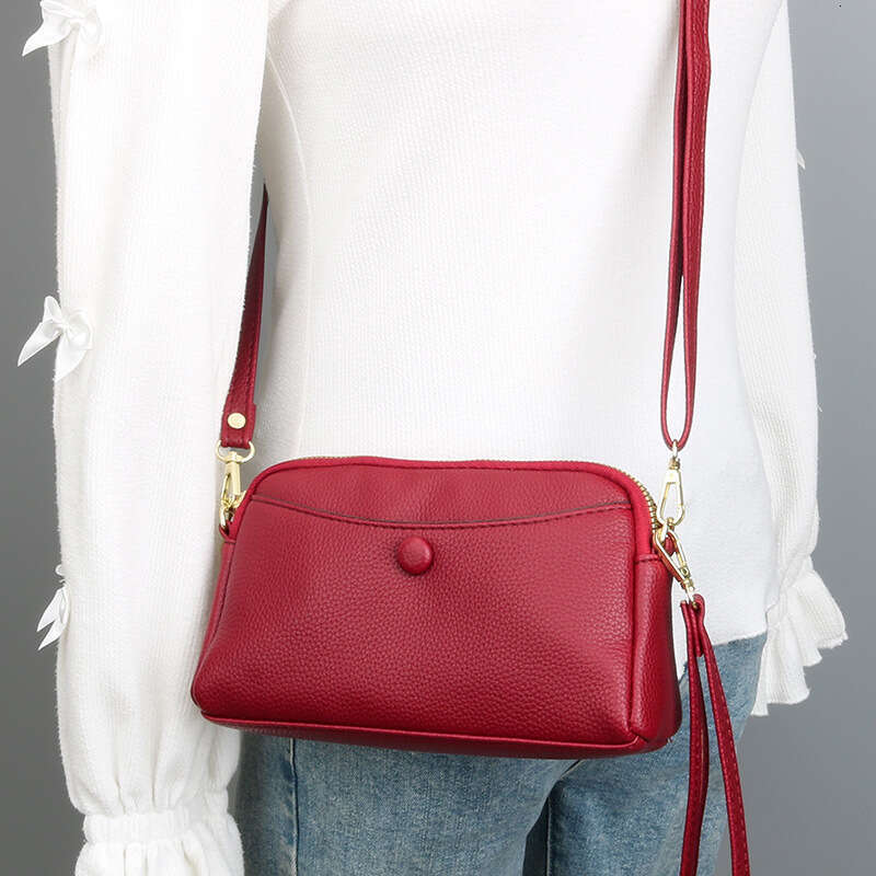 Women's coin purse square new fashion Korean version women's handbag simple mobile phone single shoulder crossbody small bag