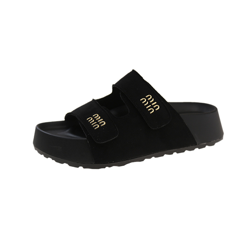 2025 Summer New Style Thick Sole Letter slipper for womens Designer Hot Selling Outdoor Beach Slides Versatile Size 34-39