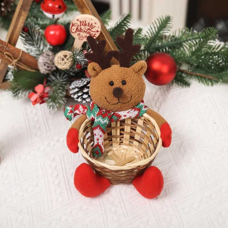 Christmas Christmas Decoration Candy Basket Christmas Tabletop Decoration Children Candy Basket Christmas Decoration Small Candy Box Y251113