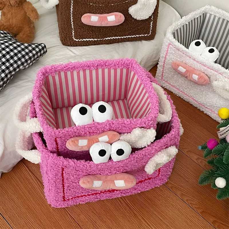 Foldable Storage Basket Cute Decoration Storage Basket Toy Storage Container Storage Basket Baby Diaper Clothes Toys Organizer Y251112