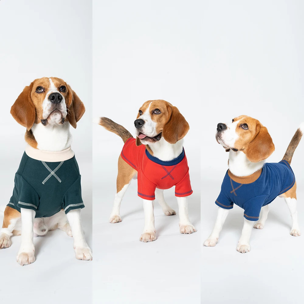 Dog Shirts Summer Puppy Spring Clothes Pet Pullover Sweatshirt Soft Long Sleeve Dog Clothes for Small and Medium Dogs T-shirts 250407