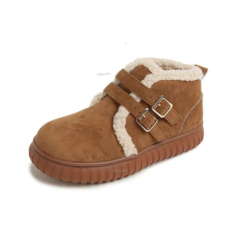 2025 Designer Outdoor Waterproof Platform Snow Boots Warm Boken Women's Shoes Multi-purpose Plus Size Wool And Cotton Shoes