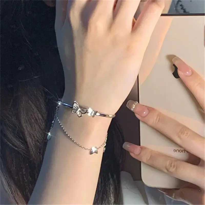 Personalized Sweet Artistic Temperament Bracelet Adjustable Bracelet Cute Womens Bow bracelet Cuff bracelets for women luxuryC250411