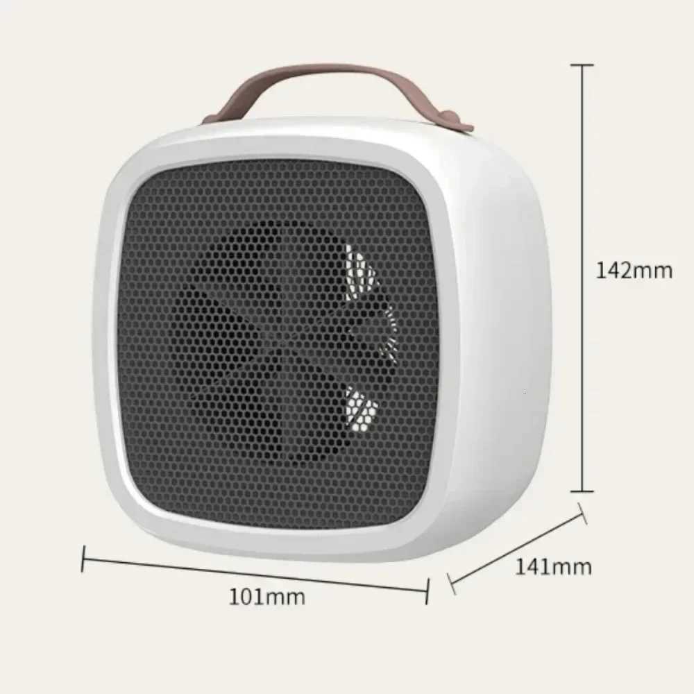 Hand Warmers Portable Electric Mini Heater USB Rechargeable 500W Fast Heating Warm Air Heater Warmer Fan for Office Bedroom Y251113