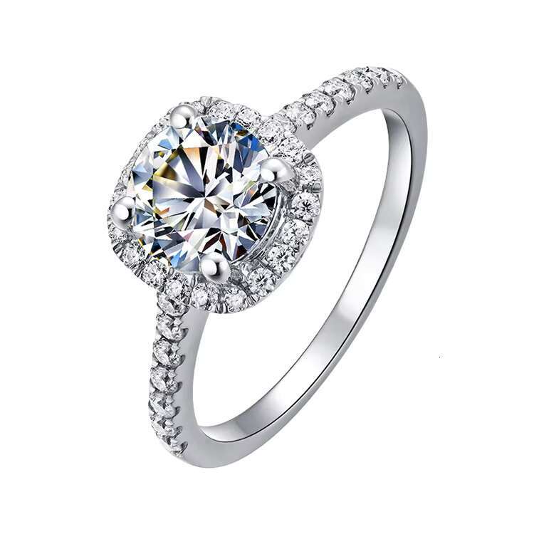 Factory Direct High Quality Stainless Steel Stainless Steel Moissanite Diamond Rings for Women