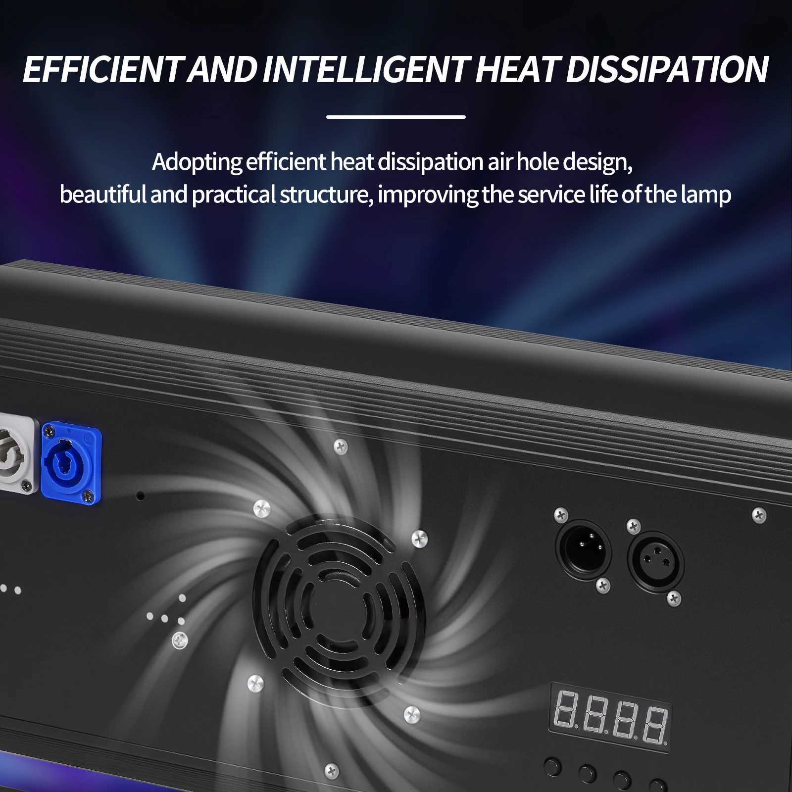 1/2/4/6PCS 200W RGB White 88 Strobe Lights DMX512/Auto-Run/Sound-Activated LED Stage Lighting For Party Dj Disco Club Bar W251112