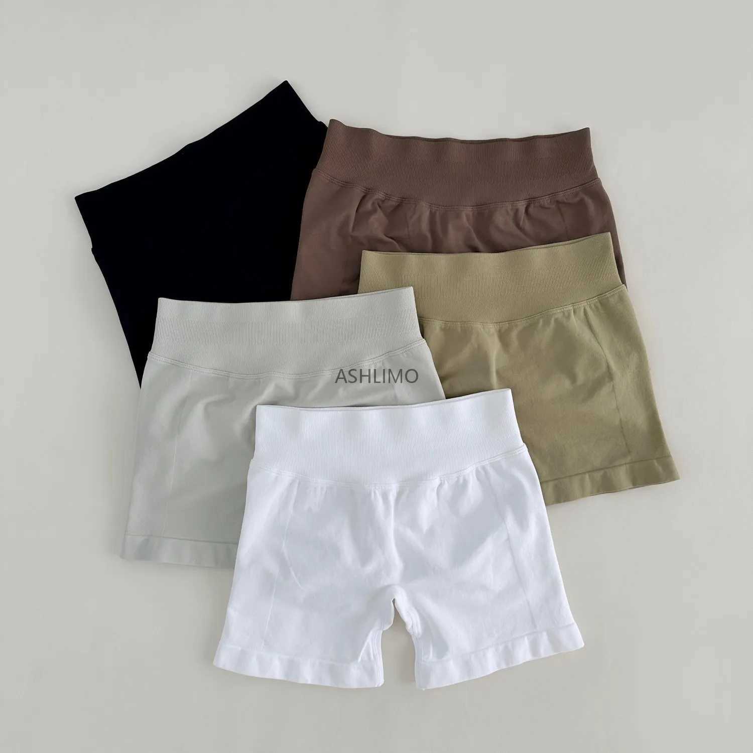 Impact Shorts 4.5 Womens Scrunch Bum Gym Shorts Low Rib Seamless Yoga Shorts Exercise Bike Shorts Stretching Fitness Shorts Y250412